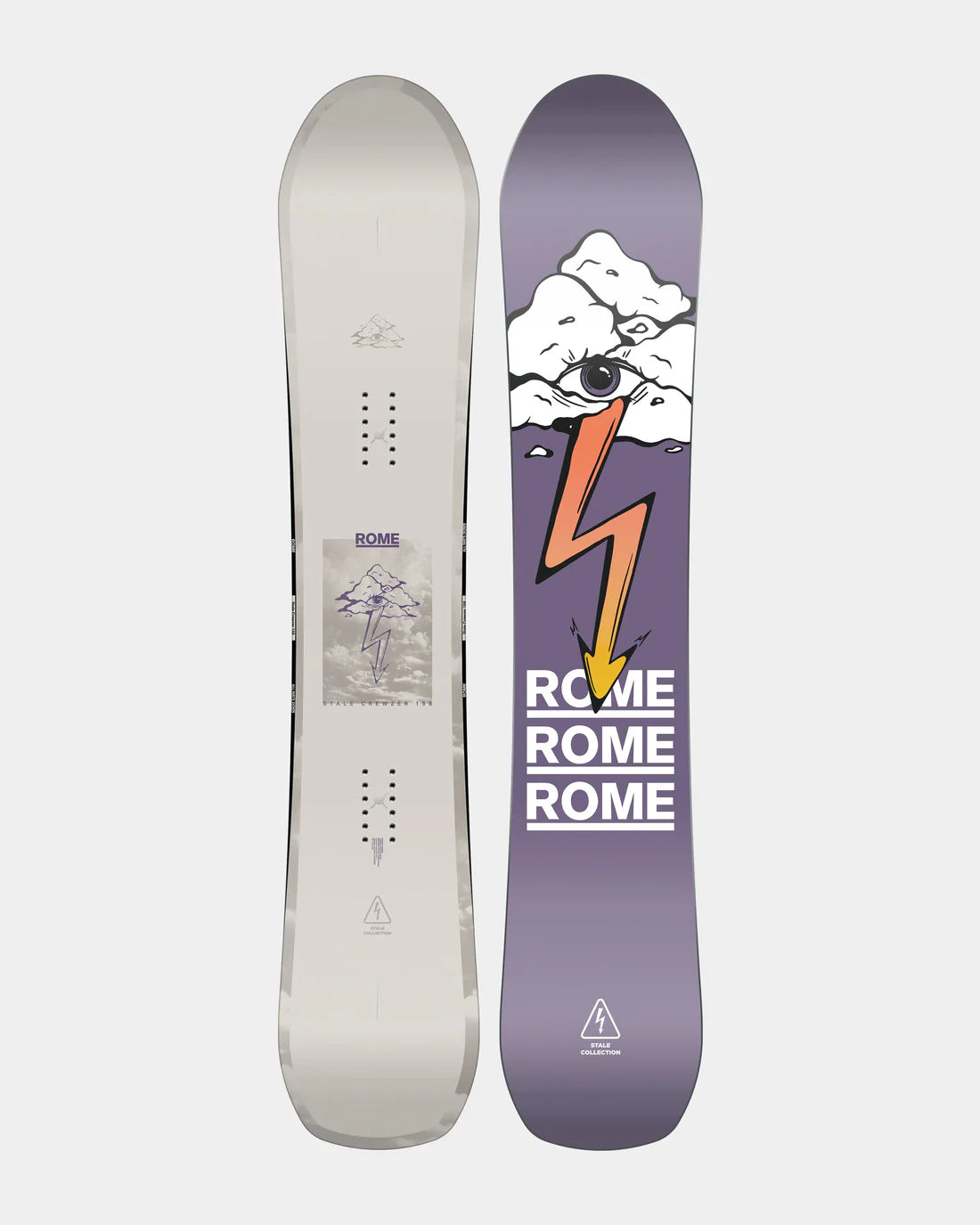 12 months shred rome snowboards Rome Stale Crewzer Snowboard- 2025