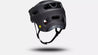 Black Tactic Mips Specialized Bike Helmet with visor, Back angled view