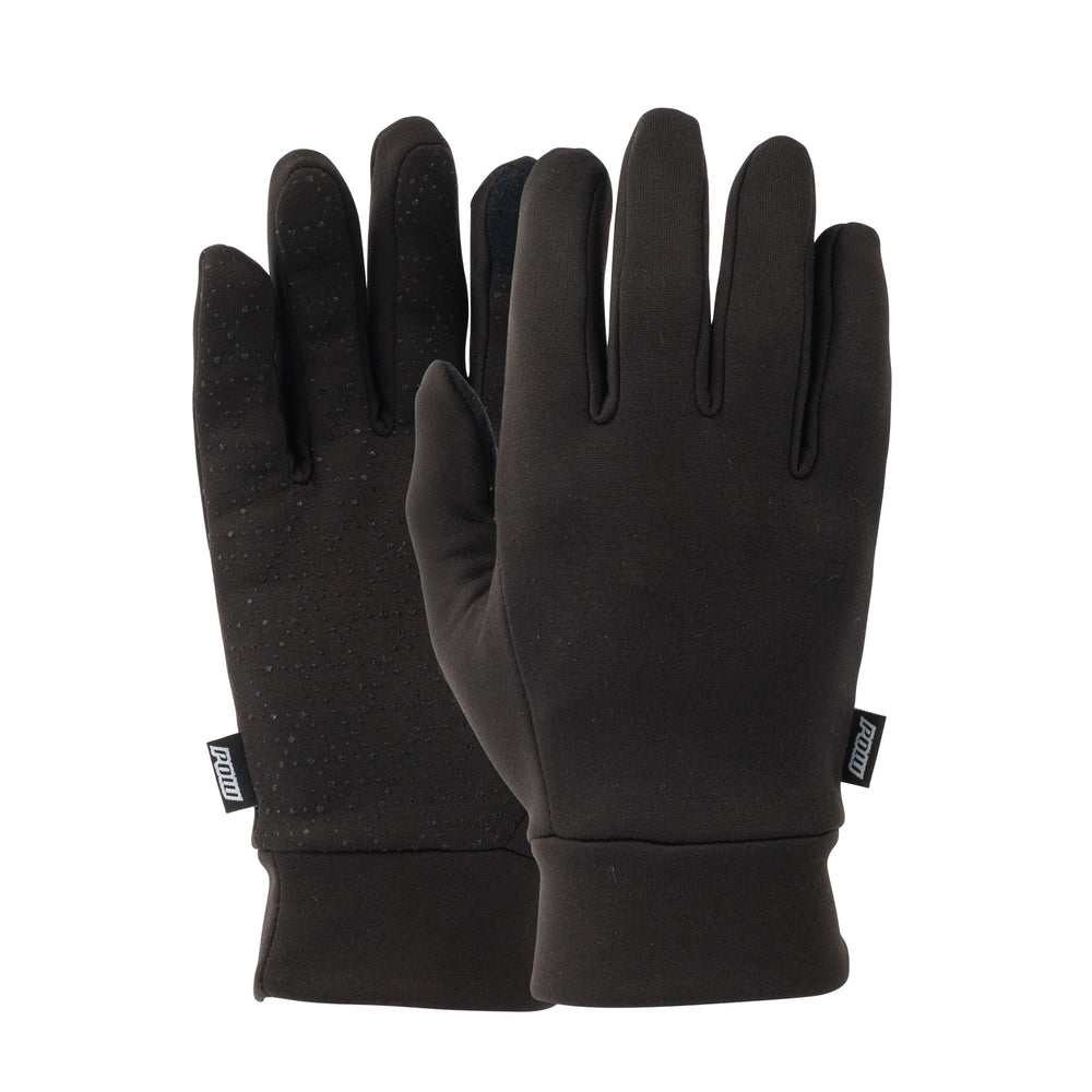 POW Microfleece Liner Unisex Glove Liner - Black
