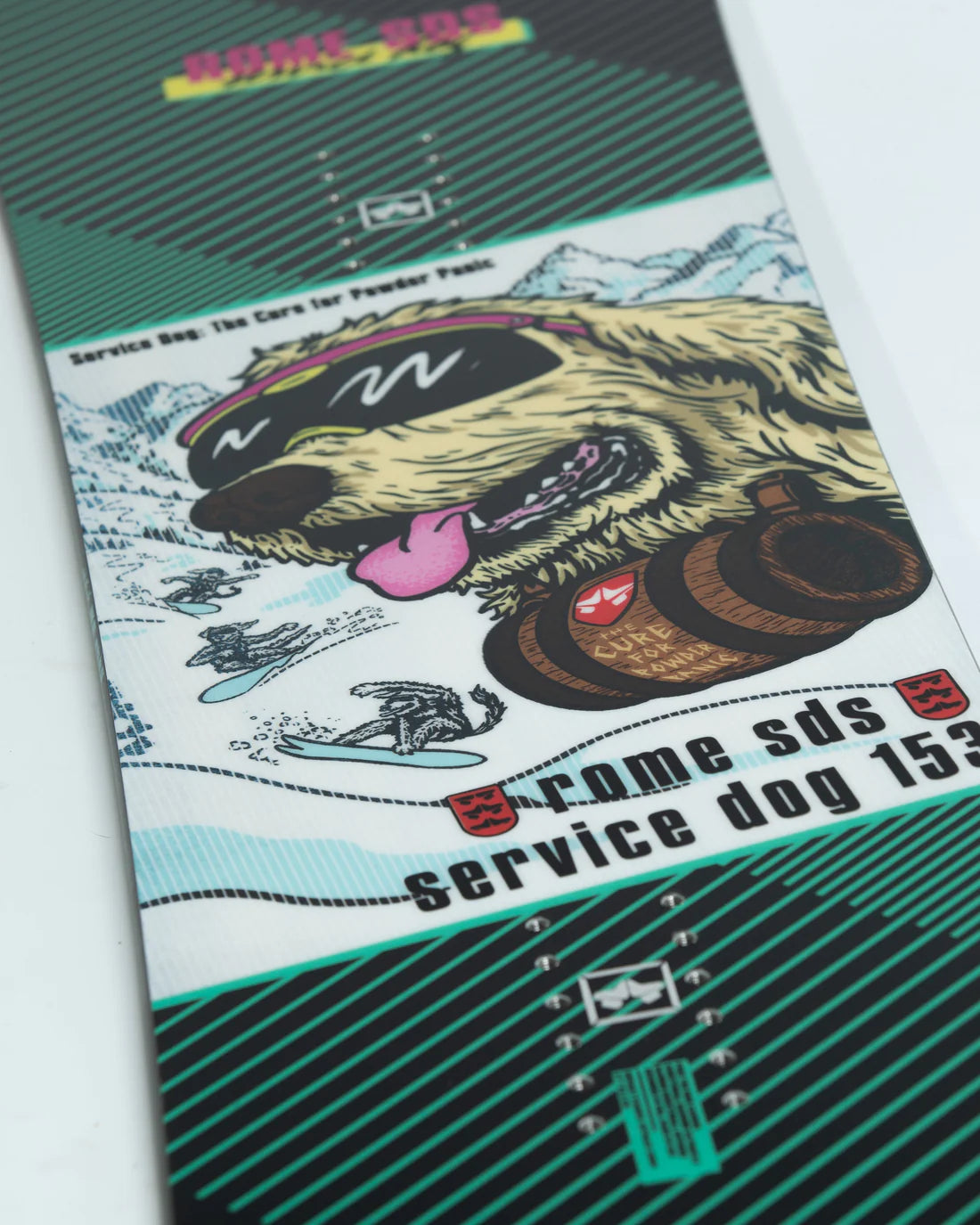 Rome Service Dog Snowboard- 2024