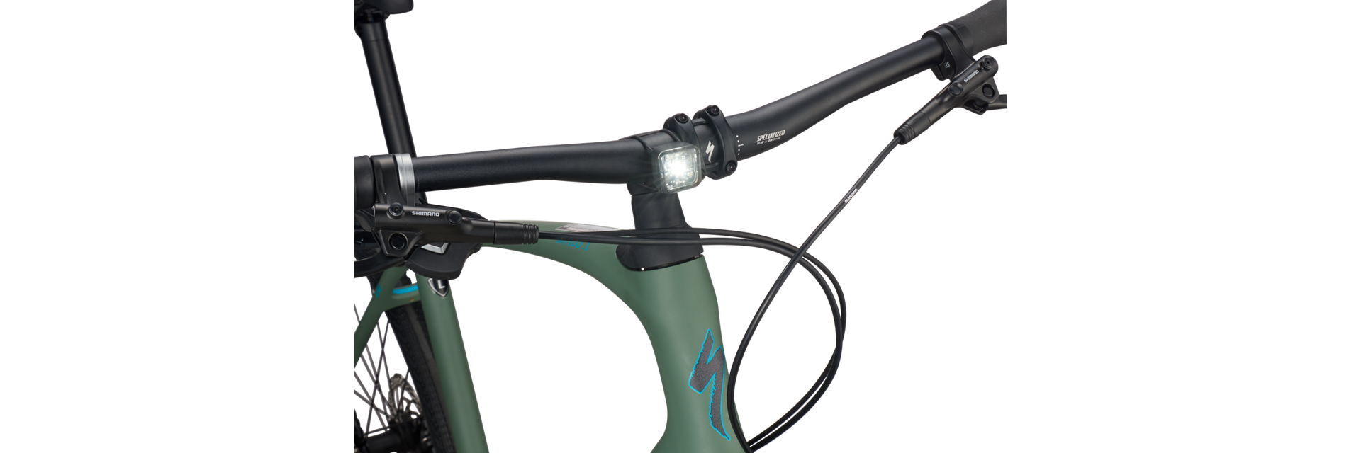 Specialized bike Headlight - Tail light combo pack.  Headlight on a bike
