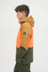 O'Neill Carbonite Jacket - Boys- rich caramel side view with model