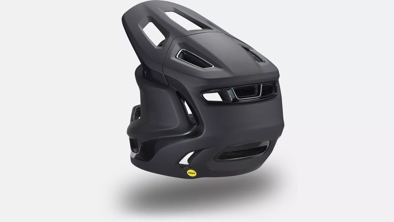Black Full face Specialized Gambit Helmet back View