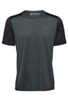 Flylow Men's Garrett Shirt in Slate Black two tone sleeves 