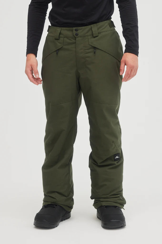 O'Neill Hammer Insulated Pants 10K/10K Men's Forest Green Front View 