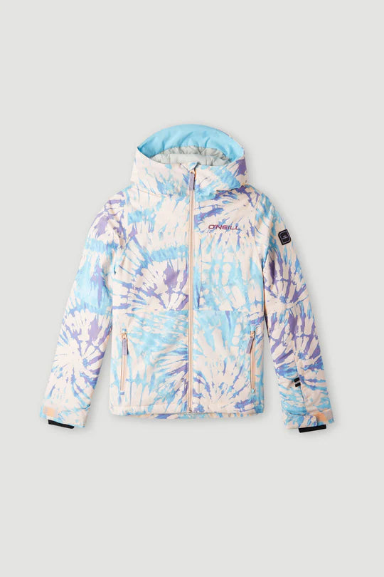 Girls O'Neill Lite Jacket - Pink Tye Dye just the jacket