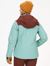 Marmot- Women's Refuge Jacket 10K/10K - Chocolate - Blue Agave back