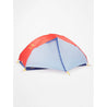 Pendleton Colorblock, Coral, blue, yellow and light blue, lightweight 2 person tent with closed rain fly
