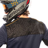 Fasthouse Men's Classic Swift Long sleeve Jersey - Midnight Navy back with topo print and helmet