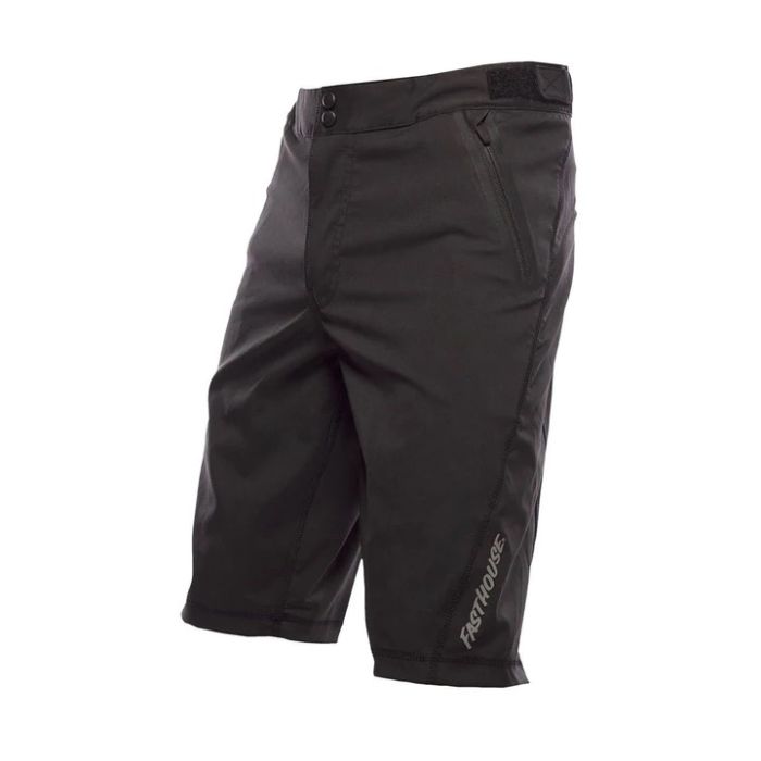 Fasthouse Men's Crossline Bike Shorts - Black Front