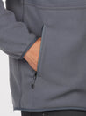 Men's Marmot Rocklin Full Zip Jacket Steel Onyx closeup