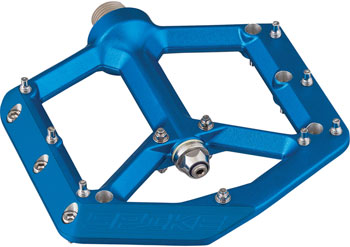 Spank Spike Pedals - Platform, Aluminum, 9/16", Blue