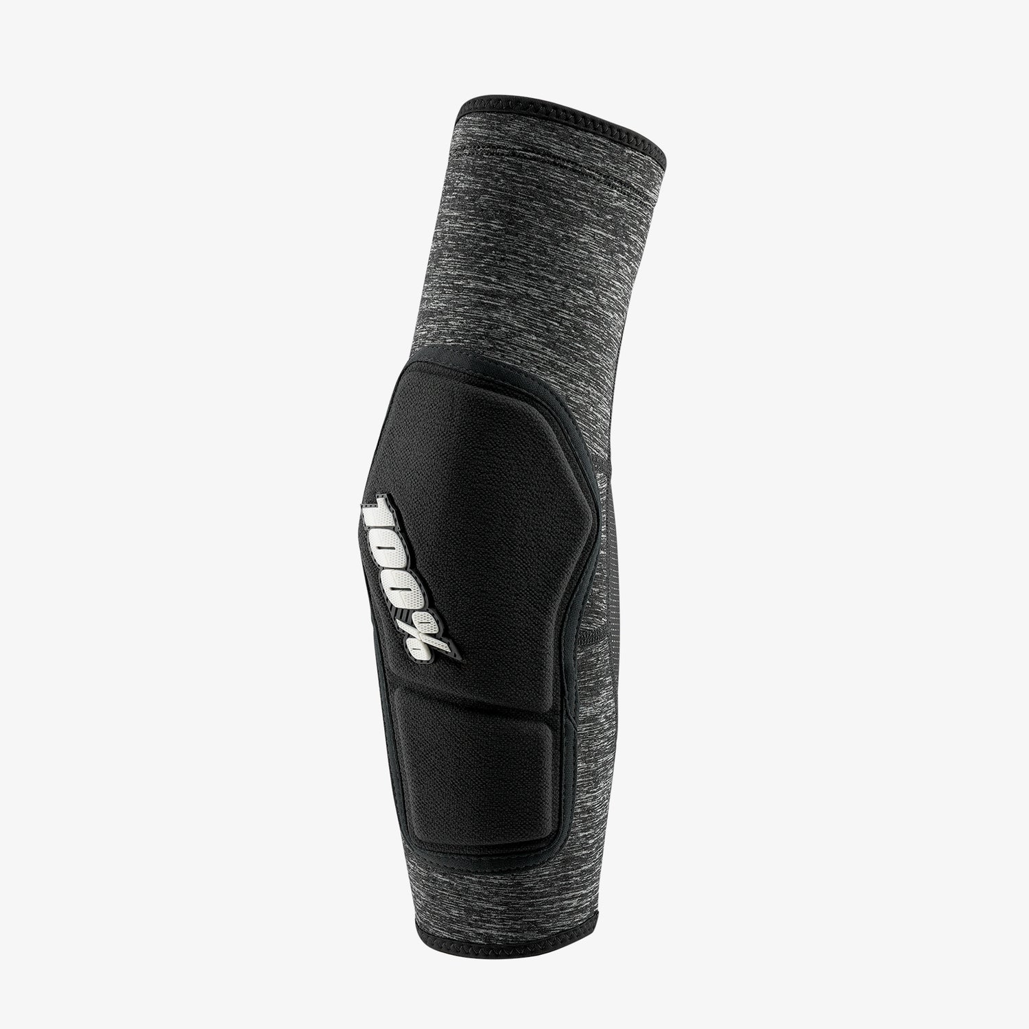 Black and Heathered Grey Elbow pad for biking, 100%