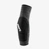 Black and Heathered Grey Elbow pad for biking, 100%