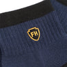 Fasthouse Rush Tech bike Sock - Midnight Navy ankle sock detail 