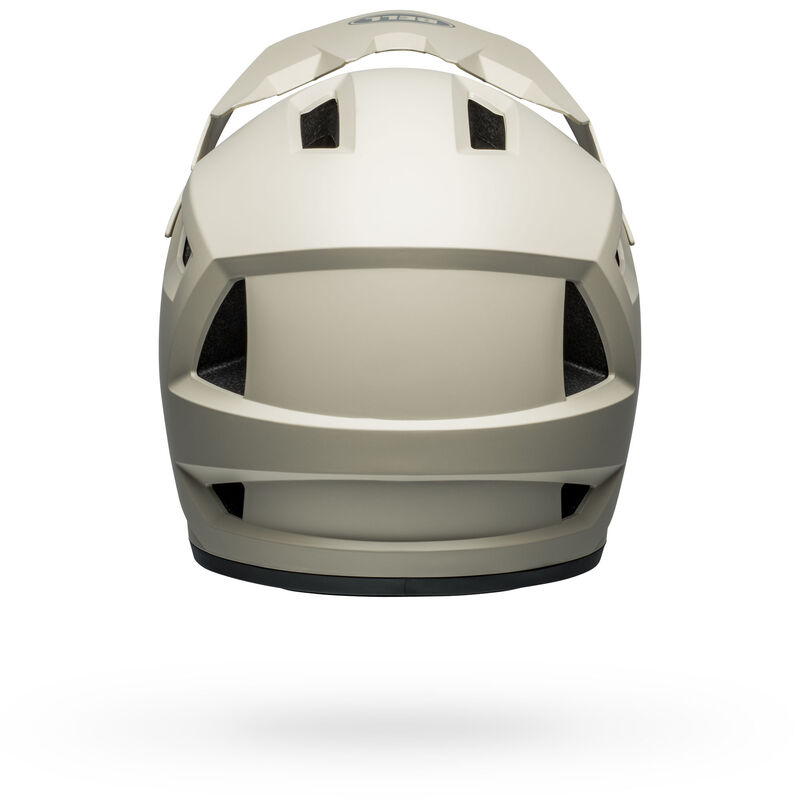 Sanction 2 Full Face Helmet - Back View - Matte Cement