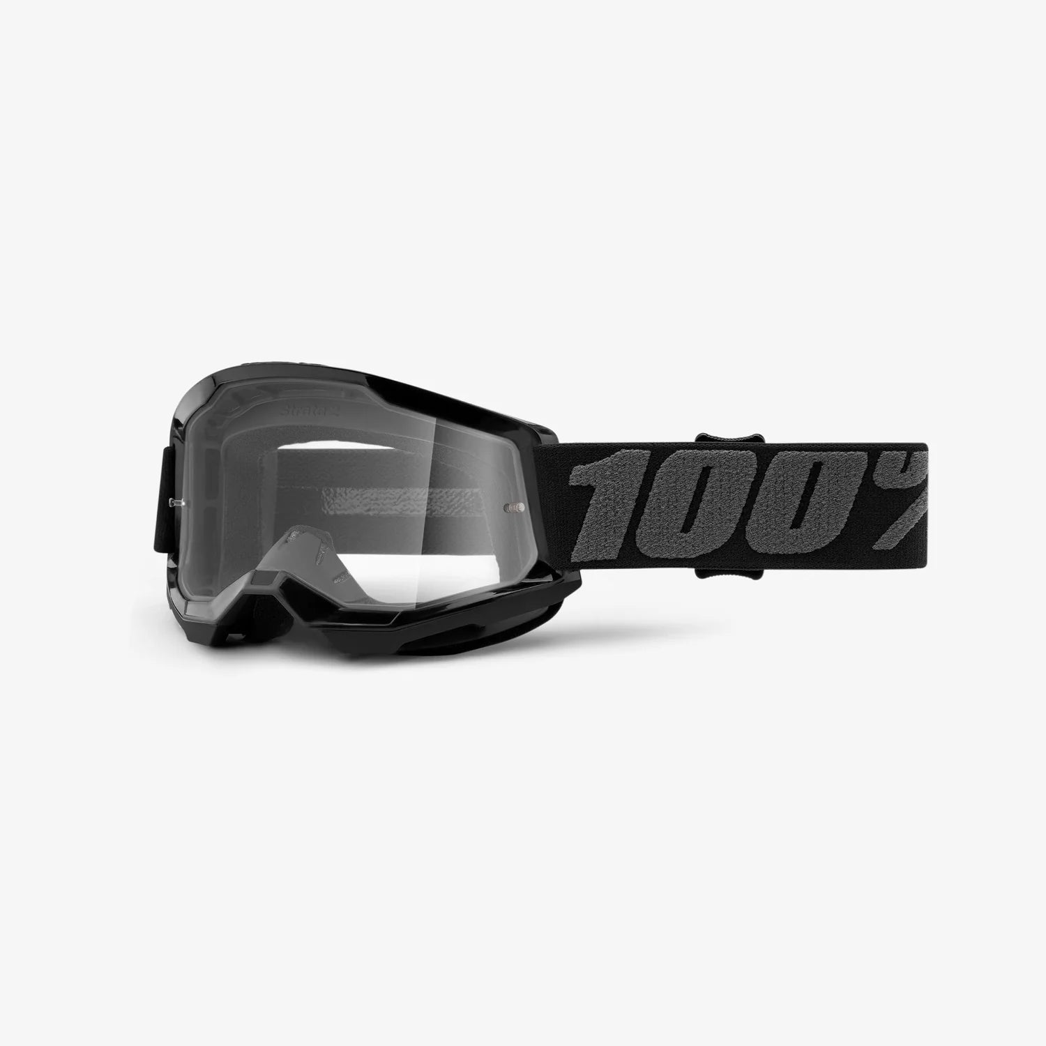 Strata 2 Junior Black with clear lens bike goggle