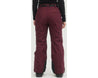 Women's Wine colored O'Neill Snow pants back