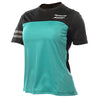 Fasthouse Alloy Sidewinder Women's Short Sleeve Jersey - Black/Teal Front