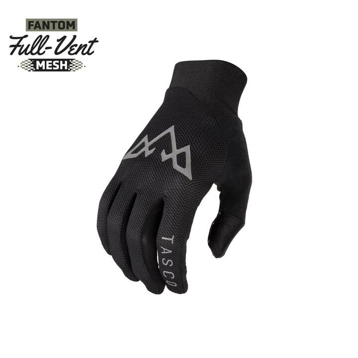TASCO MTB Fantom Ultralite bike gloves in black with grey