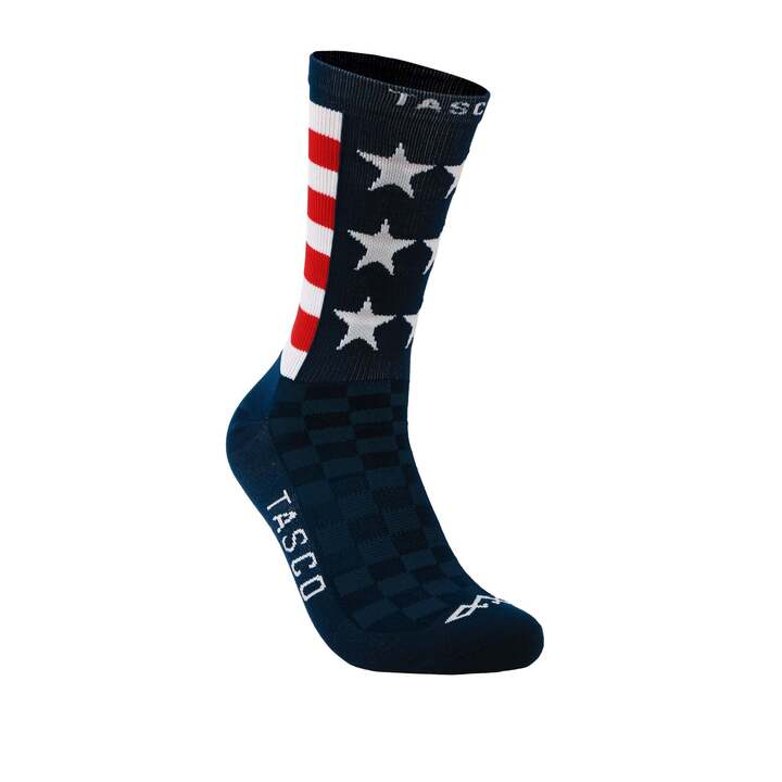TASCO MTB Ridgeline Socks Indivisible - Red, white and blue American flag