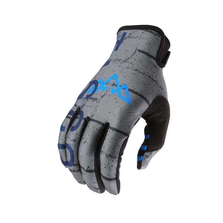 TASCO MTB Ridgeline Gloves Blue Steel limited edition, Grey, Blue and black