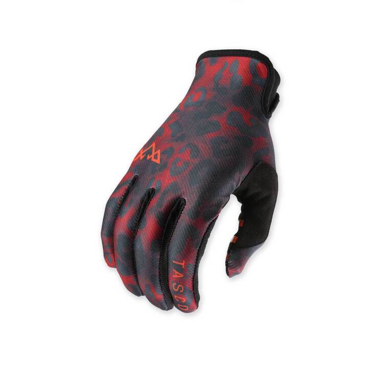 TASCO MTB Ridgeline Gloves red and black animal print