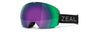 Zeal- Portal XL Rail Lock System OTG Ski & Snowboard Goggles w/ Bonus Lens black strap