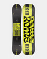 Rome Mechanic Snowboard. Black with yellow design, Rome Logo on the bottom