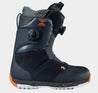 Black Rome Snowboard boot with front and exterior side BOA, side view