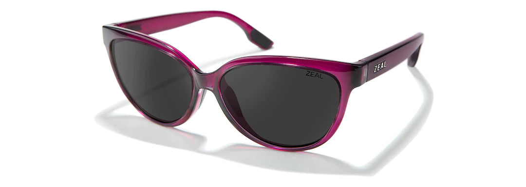 Zeal- Ande Polarized Sunglasses Huckleberry Grey