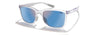 Zeal- Campo Polarized Sunglasses - Glacier clear frame, blue lenses