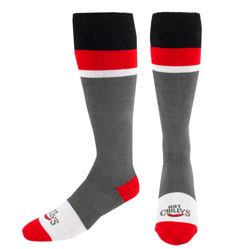 Hot Chillys Red Alpine Mid Volume Sock 
