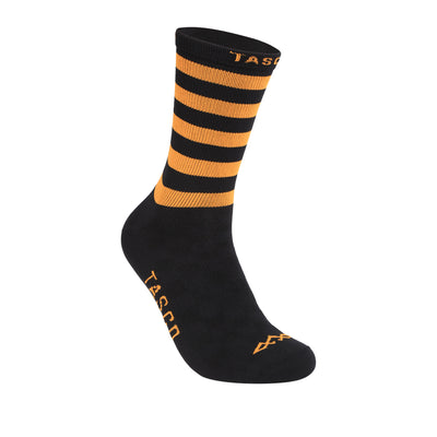 TASCO MTB Ridgeline Socks yellow, black stripes