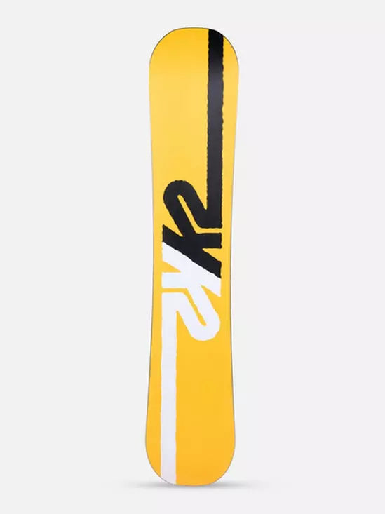 K2 Spellcaster snowboard, yellow with black base 2023