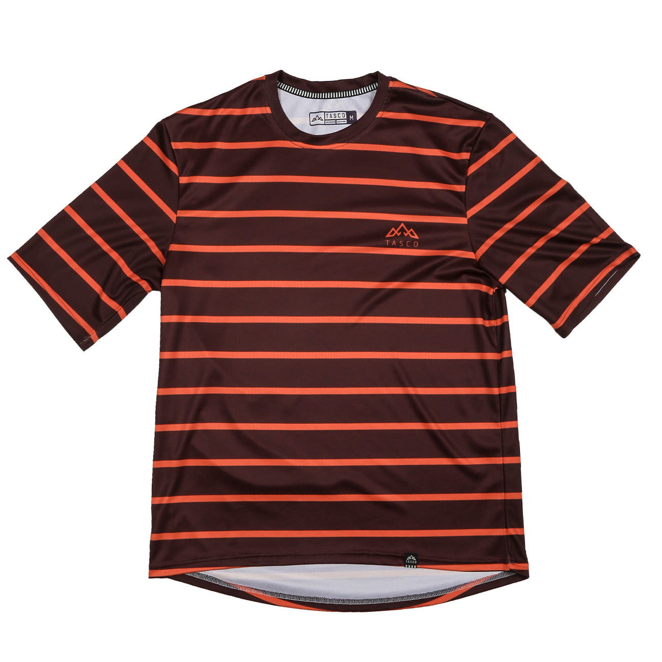 TASCOMTB Old Town Trail Jersey Short Sleeve maroon/orange stripe front