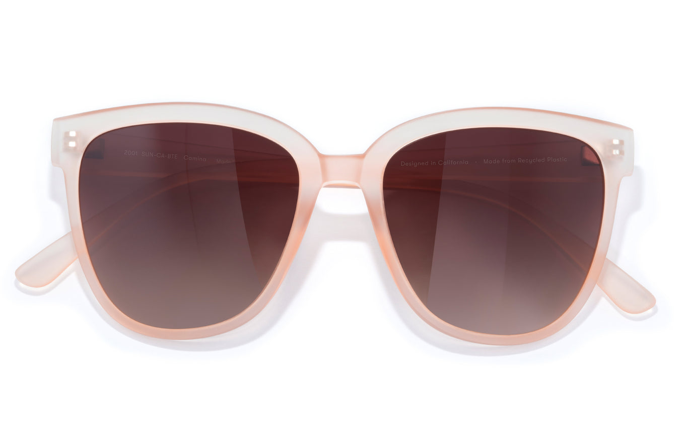 Sunski Camina Sunglasses- Blush Frame Terra Frame lenses