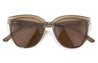 Sunski Camina Sunglasses- Cola frame- Amber lenses