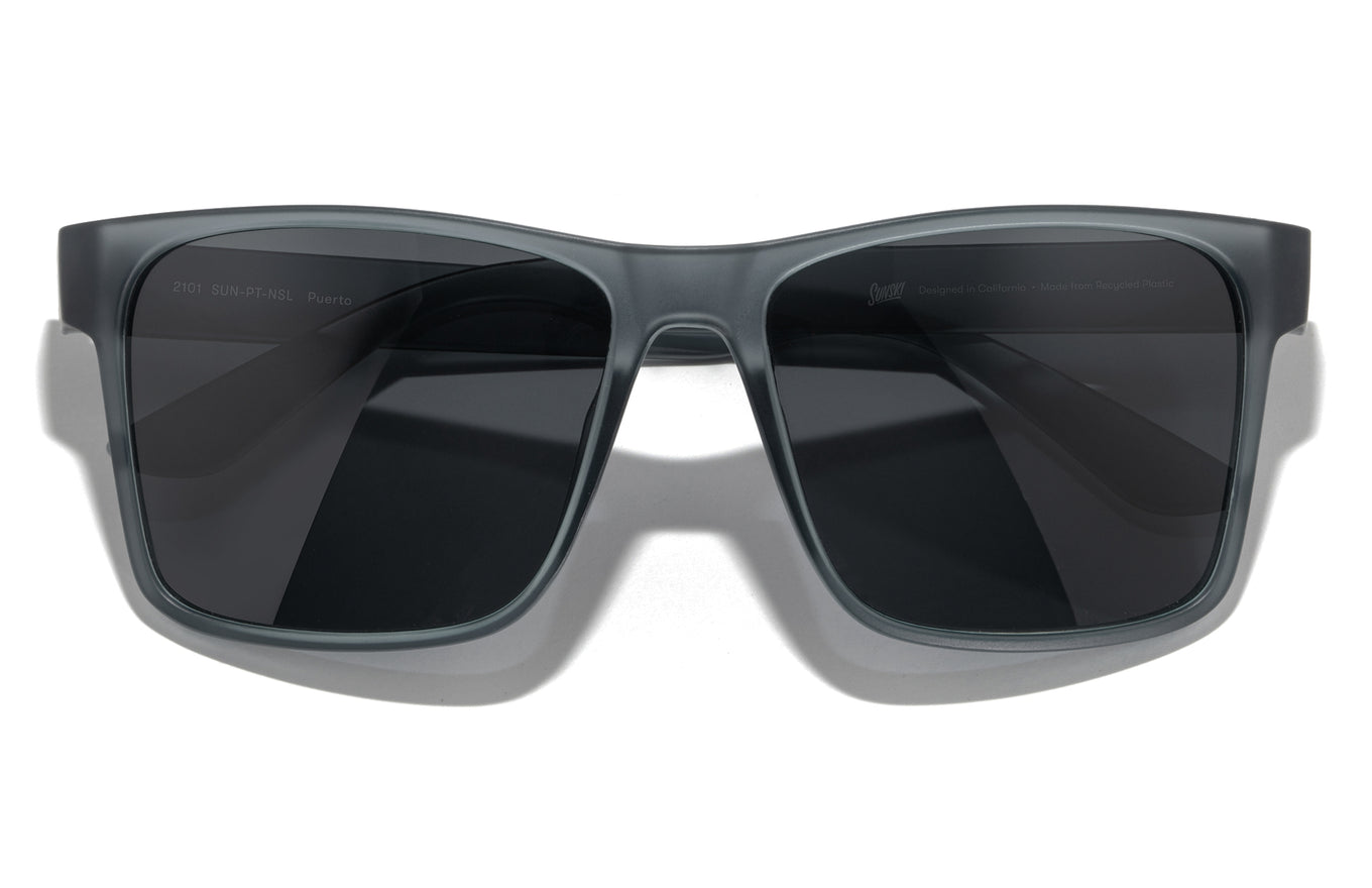 Sunski puerto sunglasses- Navy/Slate. Polarized, high optics, made from recycled plastic