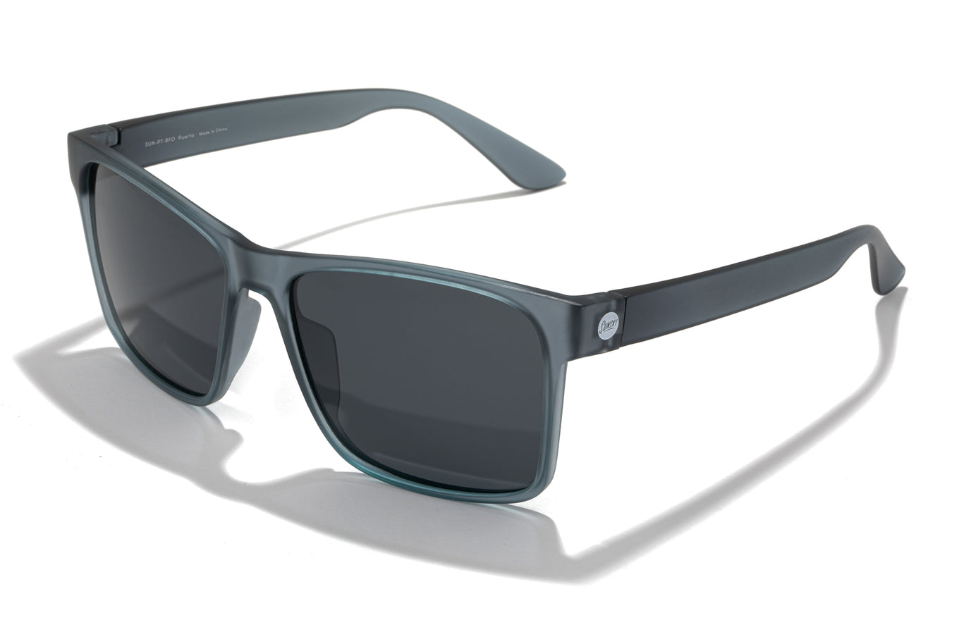 Sunski puerto sunglasses- Navy Slate Polarized, high optics, made from recycled plastic